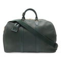 Louis Vuitton Taiga Kendal PM Boston Bag Purse 2-Way Epi Sea Green
