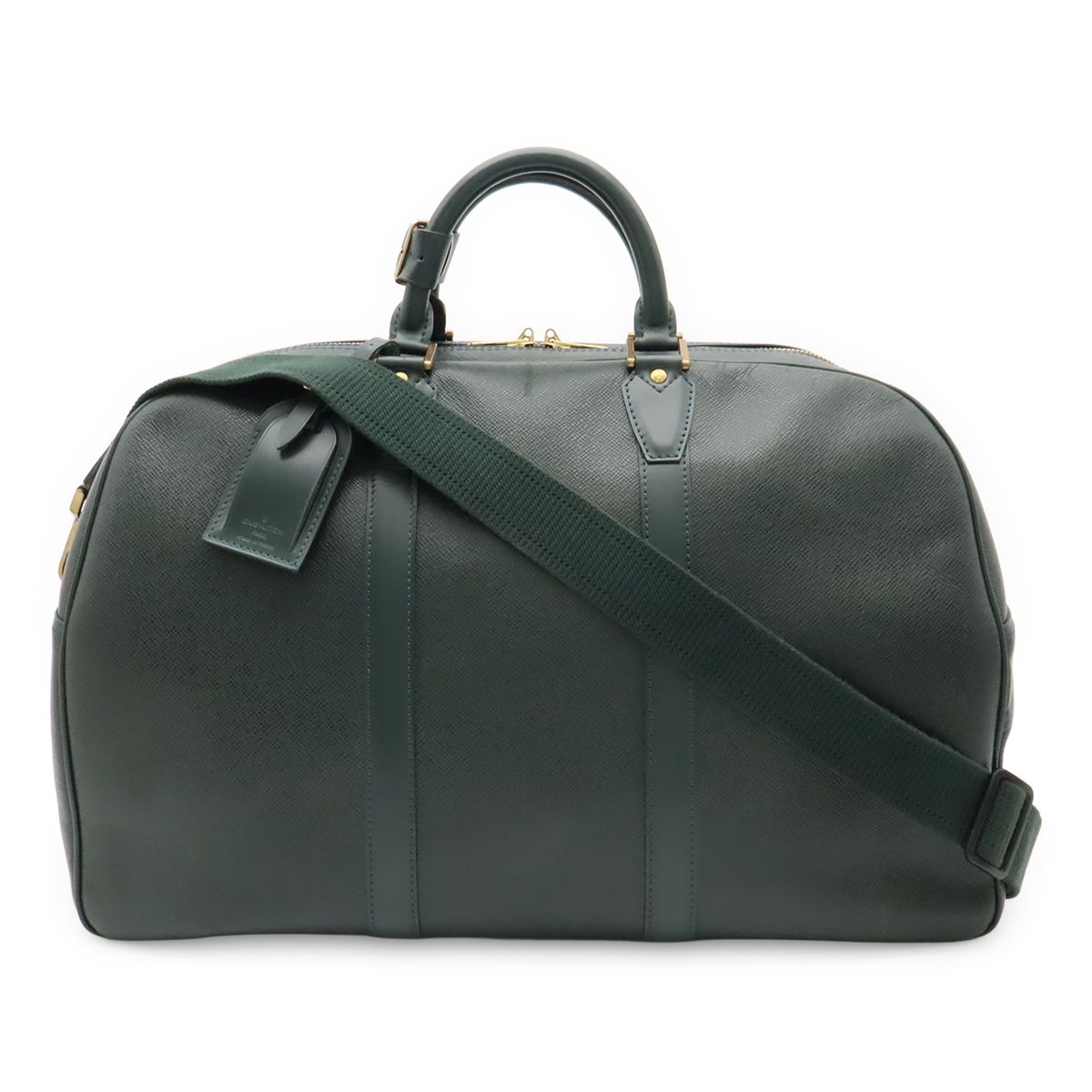 Louis Vuitton Taiga Kendal PM Boston Bag Purse 2-Way Epi Sea Green
