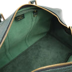 Louis Vuitton Taiga Kendal PM Boston Bag Purse 2-Way Epi Sea Green — view 6