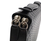 Gucci Micro Guccissima Travel Case Clutch Organizer Wallet Leather Black — view 4