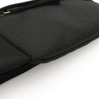Prada Sports Belt Bag Waist Pouch Neoprene Mesh Black Silver — view 3