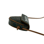 Celine Box Triomphe Triangle Leather Mini Shoulder Bag Pochette Brown — view 6