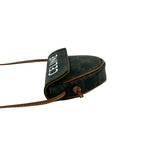 Celine Box Triomphe Triangle Leather Mini Shoulder Bag Pochette Brown — view 5