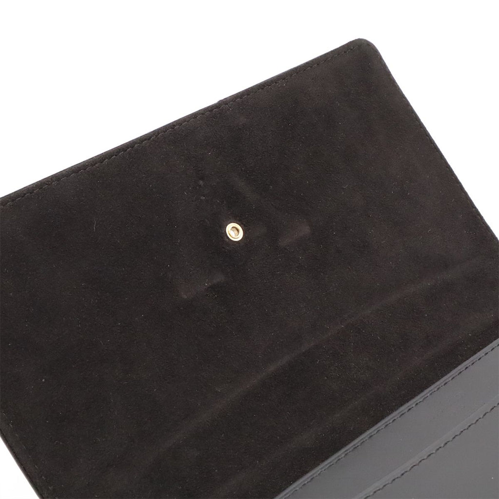 Louis Vuitton Pochette GM Shoulder Bag Chain Calf Leather Noir Black — view 7