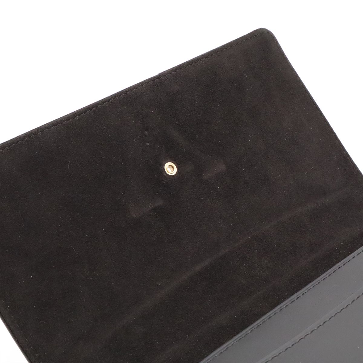 Louis Vuitton Pochette GM Shoulder Bag Chain Calf Leather Noir Black — view 7