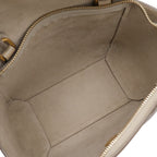 Celine Handbag Nano 2-Way Crossbody Leather Sand Beige Gold — view 7