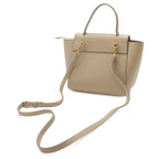 Celine Handbag Nano 2-Way Crossbody Leather Sand Beige Gold — view 2