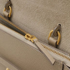 Celine Handbag Nano 2-Way Crossbody Leather Sand Beige Gold — view 6