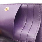 Bottega Veneta Cassette Maxi Intrecciato Bifold Wallet Leather Purple — view 7