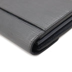 Louis Vuitton Epi Portefeuille Sarah Bifold Wallet Anthracitna Cles Metallic — view 3