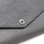 Louis Vuitton Epi Portefeuille Sarah Bifold Wallet Anthracitna Cles Metallic — view 4