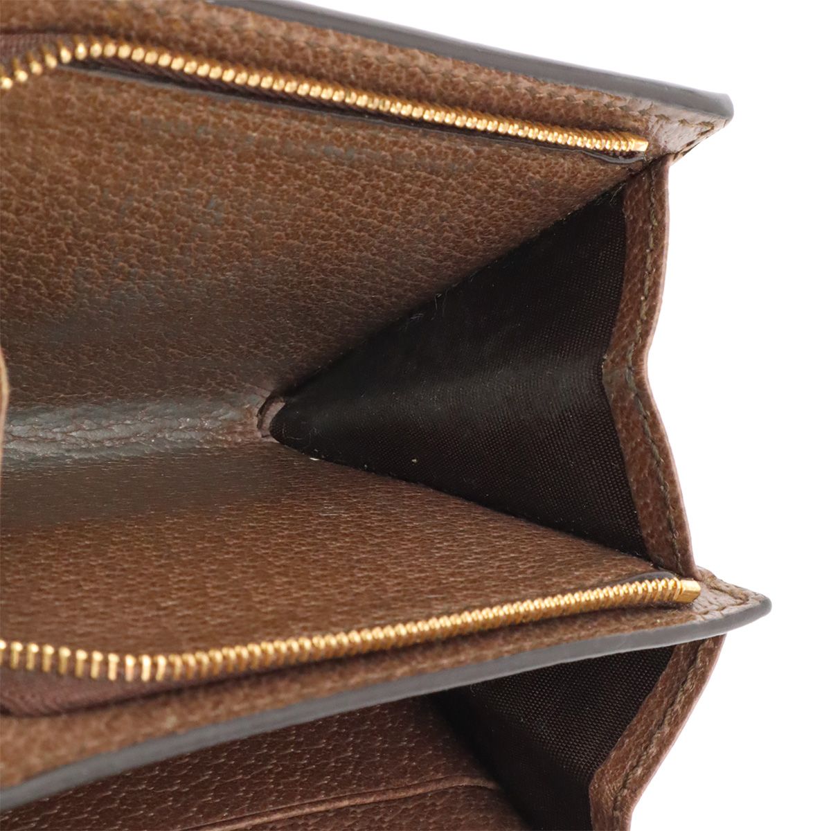 Gucci Ophidia GG Wallet Supreme Compact Sherry Line Bifold Beige Brown — view 6