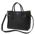 Louis Vuitton Monogram Tufting on My Side MM 2-Way Shoulder Bag Leather Noir — view 2