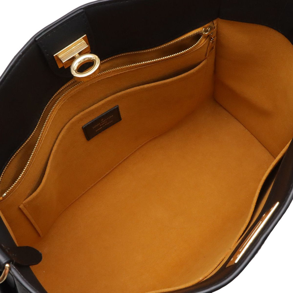Louis Vuitton Monogram Tufting on My Side MM 2-Way Shoulder Bag Leather Noir — view 6