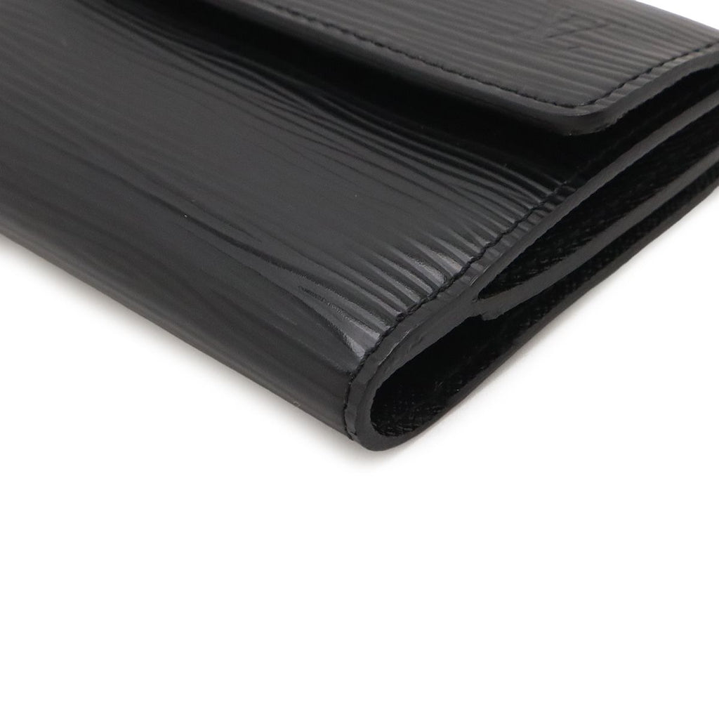 Louis Vuitton Epi L'Adoree Coin Purse Leather Noir Black — view 3