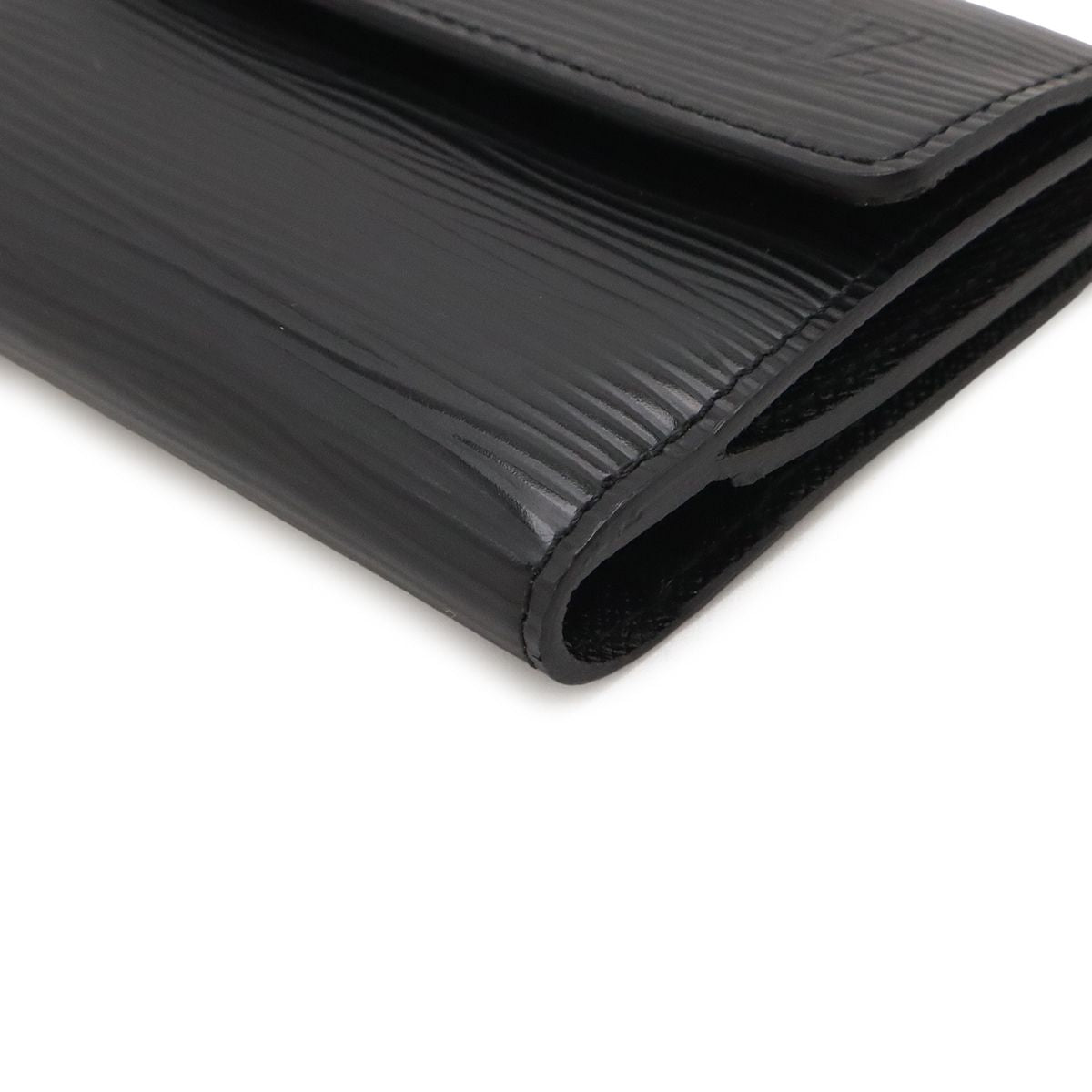 Louis Vuitton Epi L'Adoree Coin Purse Leather Noir Black — view 3