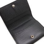 Louis Vuitton Epi L'Adoree Coin Purse Leather Noir Black — view 4