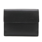 Louis Vuitton Epi L'Adoree Coin Purse Leather Noir Black