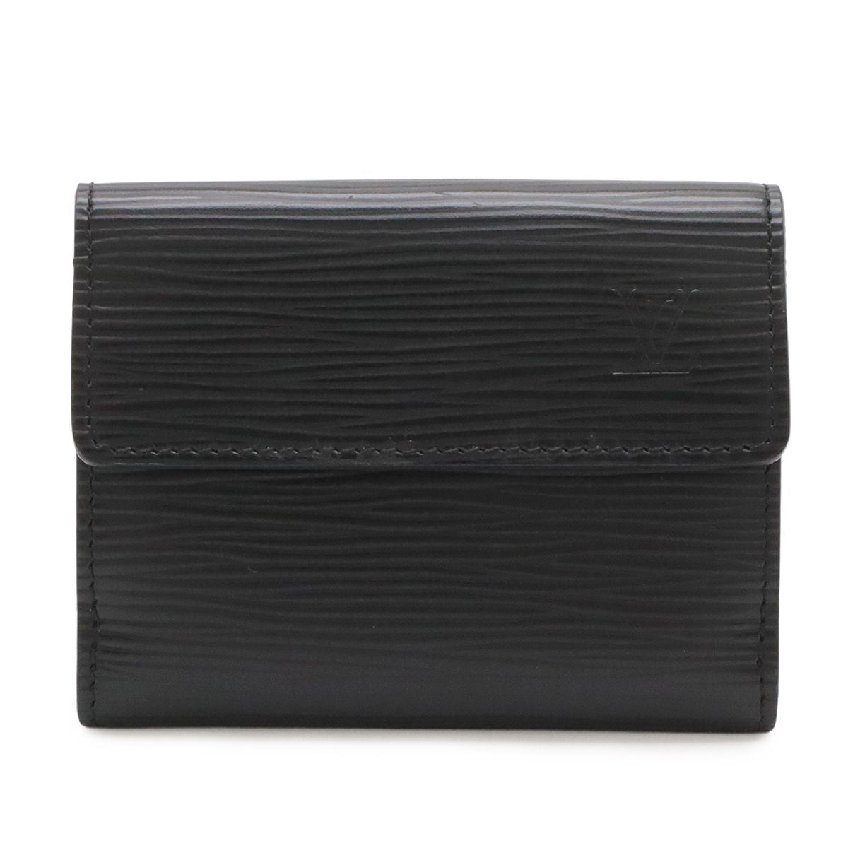 Louis Vuitton Epi L'Adoree Coin Purse Leather Noir Black