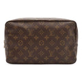 Louis Vuitton Monogram Trousse Toilet 28 Clutch Makeup Pouch Travel Multi