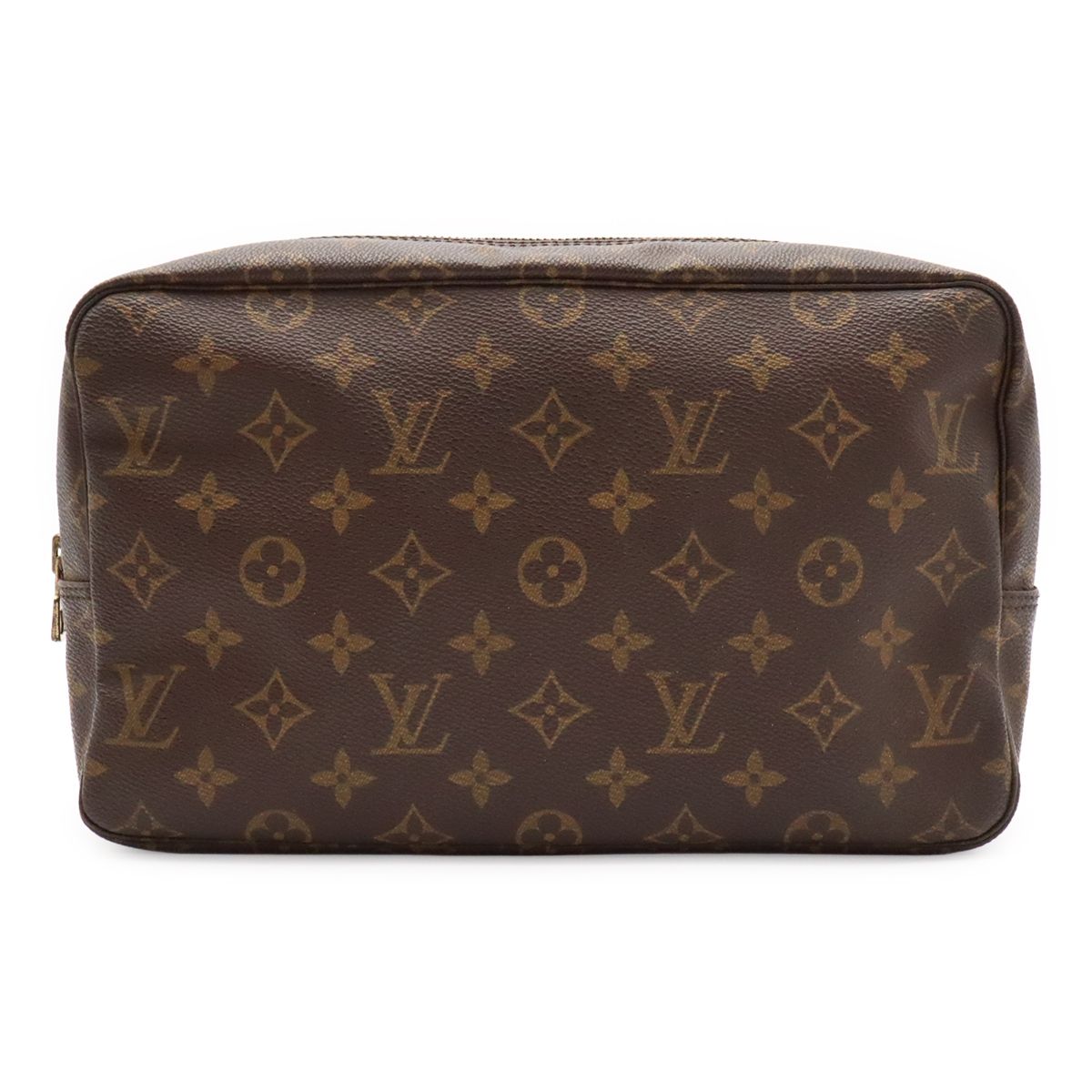 Louis Vuitton Monogram Trousse Toilet 28 Clutch Makeup Pouch Travel Multi