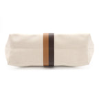 Goyard le Nesse Organizer Inner Pouch Clutch Canvas Beige Brown Silver — view 5