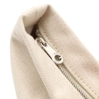 Goyard le Nesse Organizer Inner Pouch Clutch Canvas Beige Brown Silver — view 4