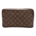Louis Vuitton Monogram Trousse Toilet 28 Clutch Makeup Pouch Travel Multi