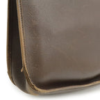 Hermes Evelyne I 1 PM Shoulder Bag Courchevel Leather Dark Brown Silver — view 8