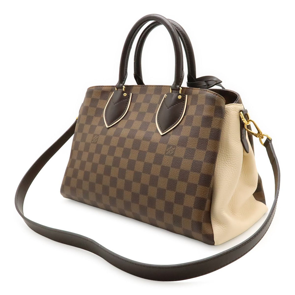 Louis Vuitton Damier Normandy Shoulder Bag 2-Way Brown Cream — view 2