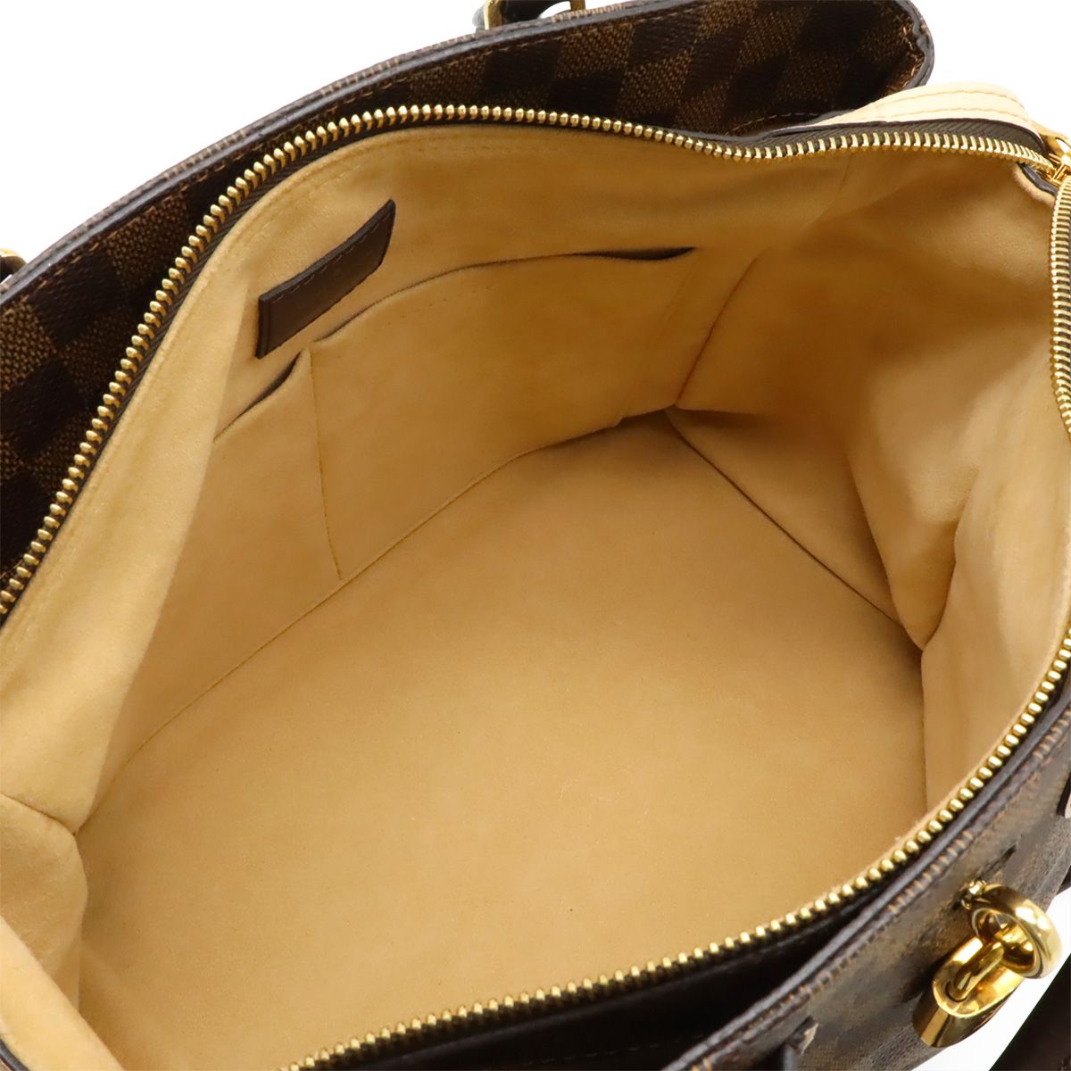 Louis Vuitton Damier Normandy Shoulder Bag 2-Way Brown Cream — view 6