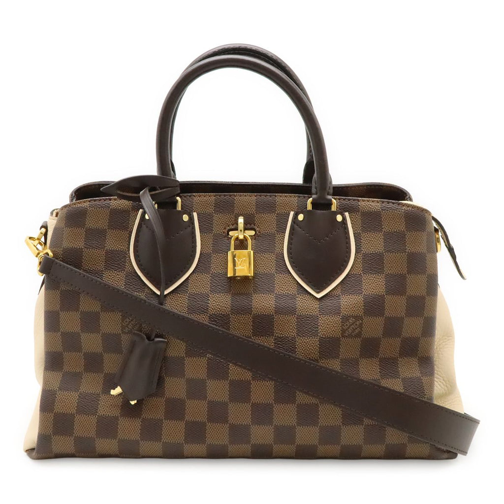Louis Vuitton Damier Normandy Shoulder Bag 2-Way Brown Cream
