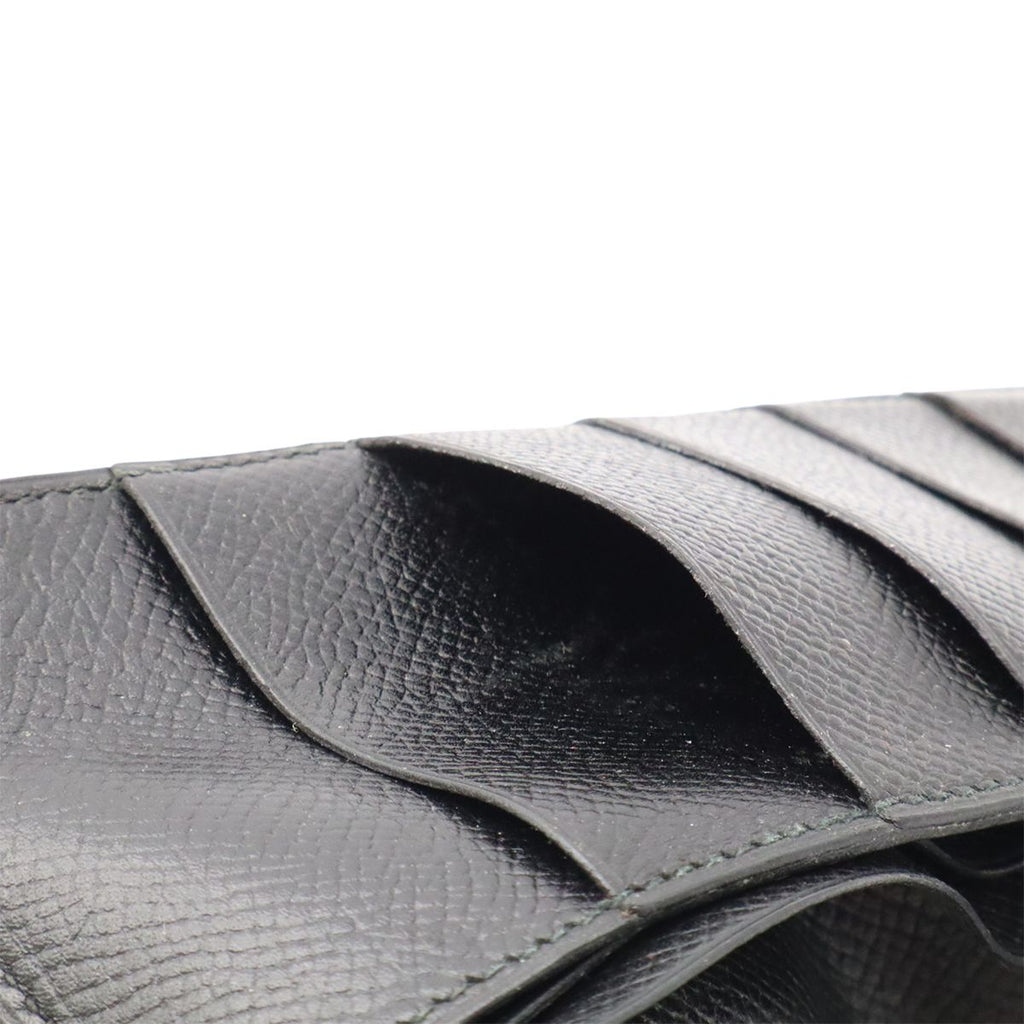 Hermes MC2 Fleming Bifold Wallet Veau Epsom Black — view 8