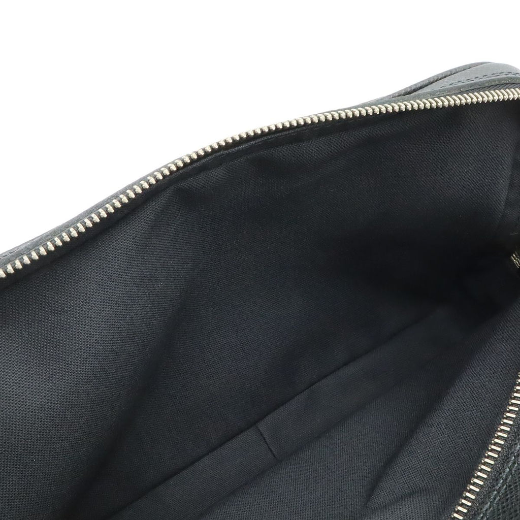 Louis Vuitton Taiga Pavel Clutch Leather Ardoise Black Silver — view 7
