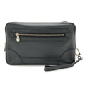 Louis Vuitton Taiga Pavel Clutch Leather Ardoise Black Silver