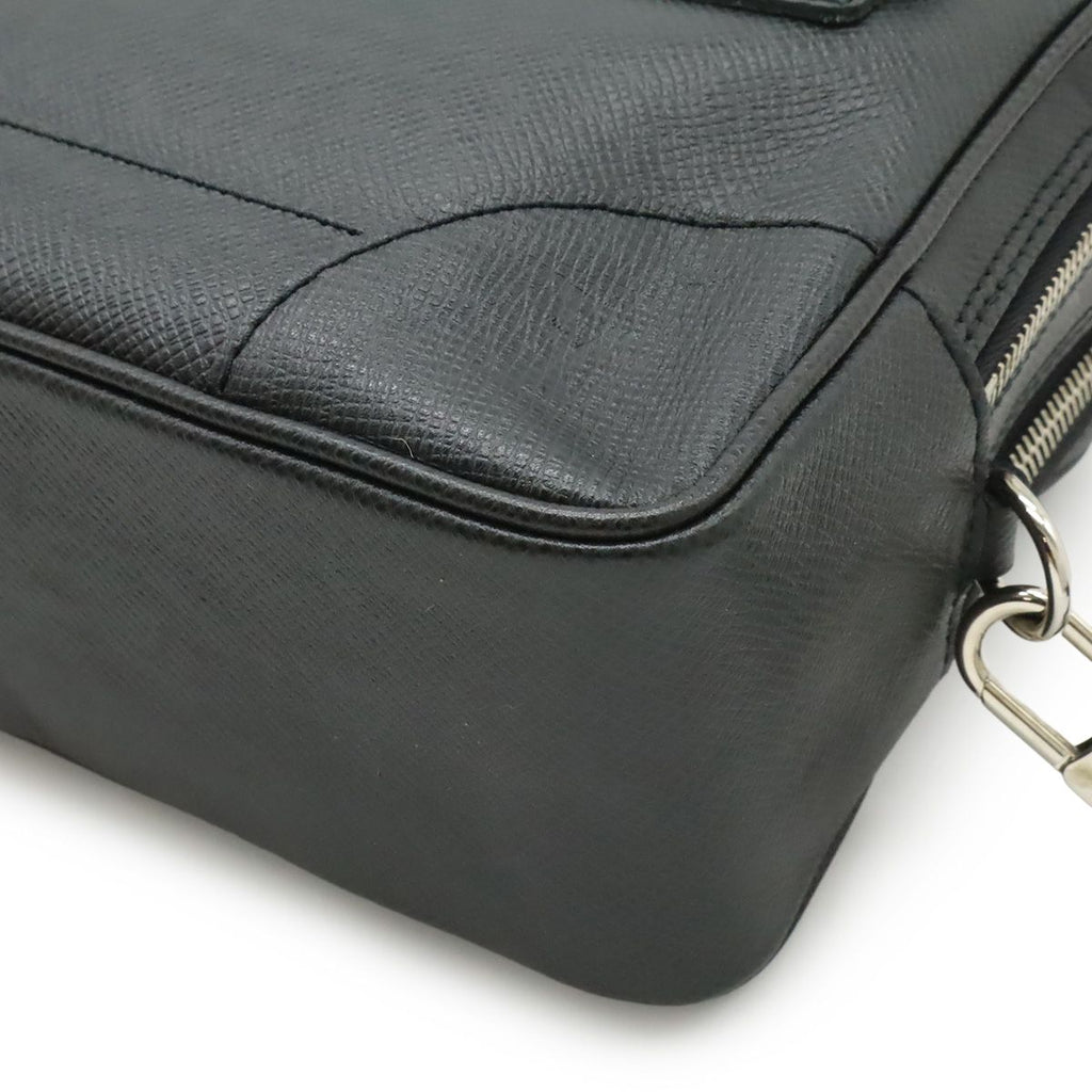 Louis Vuitton Taiga Pavel Clutch Leather Ardoise Black Silver — view 3