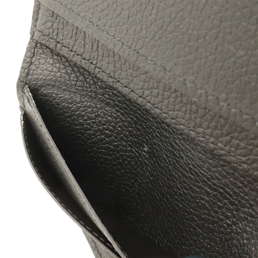 Louis Vuitton Monogram Empreinte Portefeuille Zoe Trifold Wallet Noir Black Gold — view 8