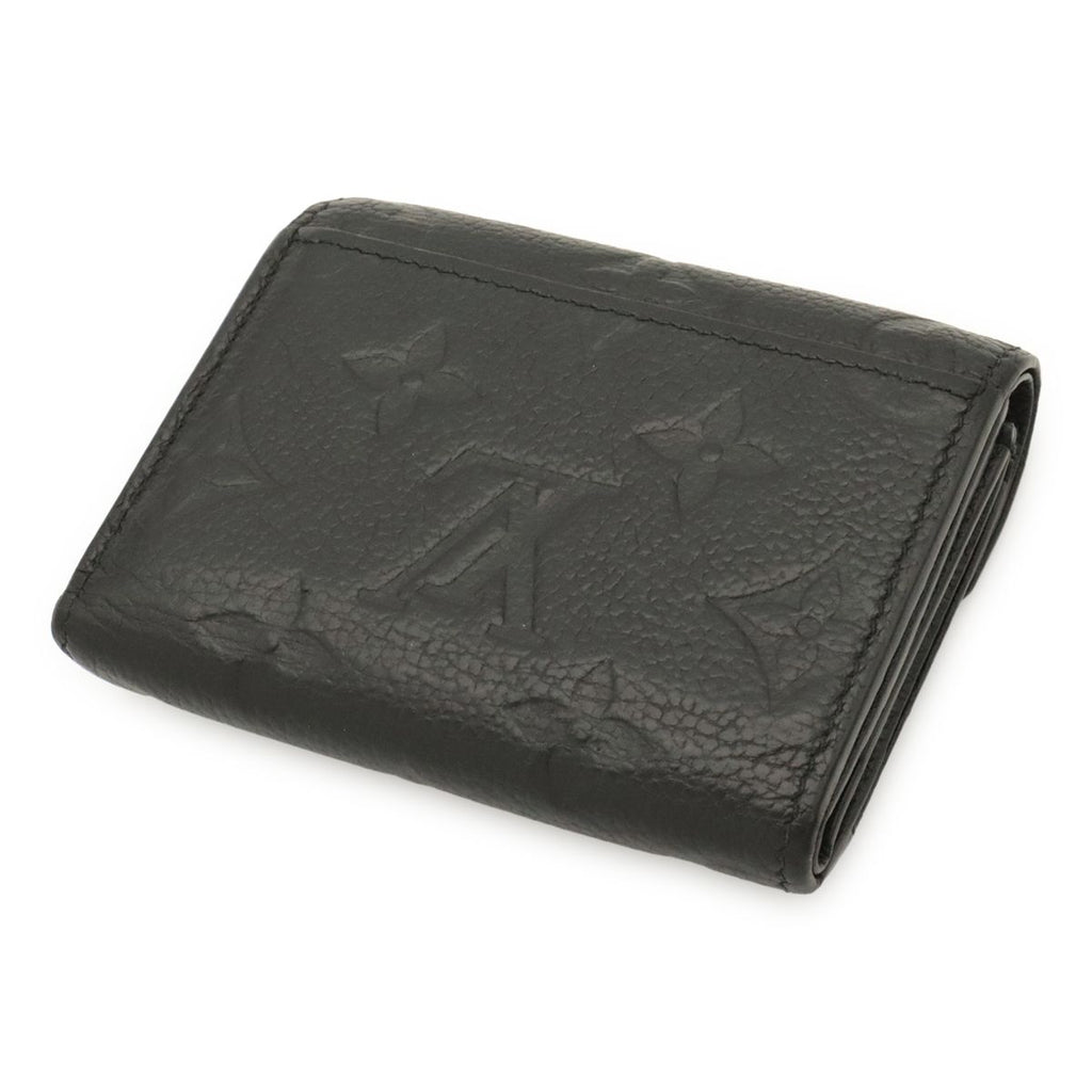 Louis Vuitton Monogram Empreinte Portefeuille Zoe Trifold Wallet Noir Black Gold — view 2