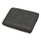 Louis Vuitton Monogram Empreinte Portefeuille Zoe Trifold Wallet Noir Black Gold — view 2