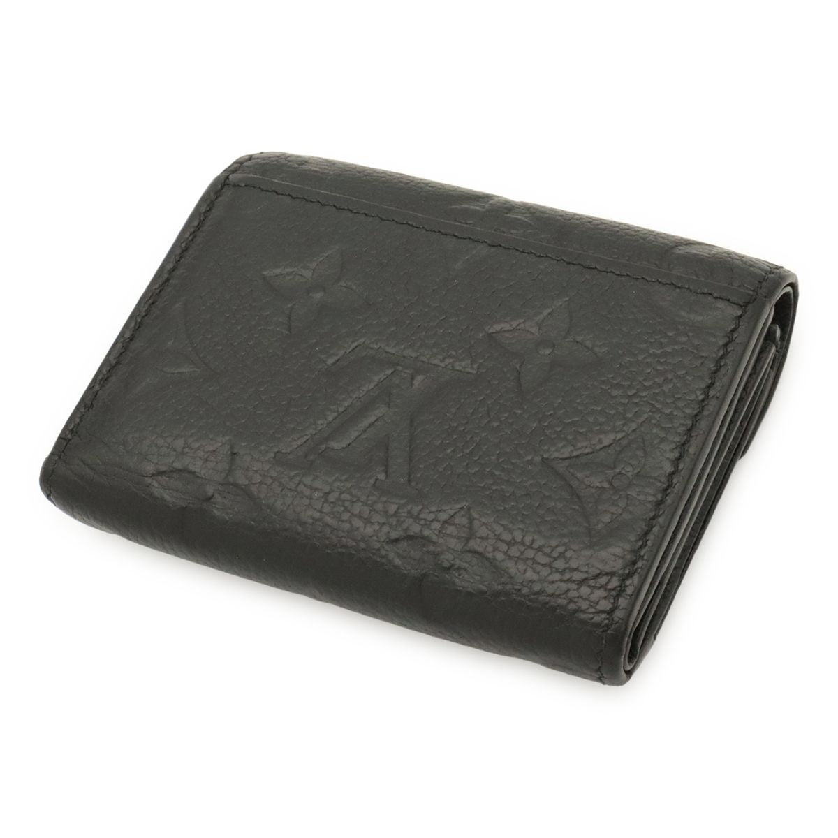 Louis Vuitton Monogram Empreinte Portefeuille Zoe Trifold Wallet Noir Black Gold — view 2