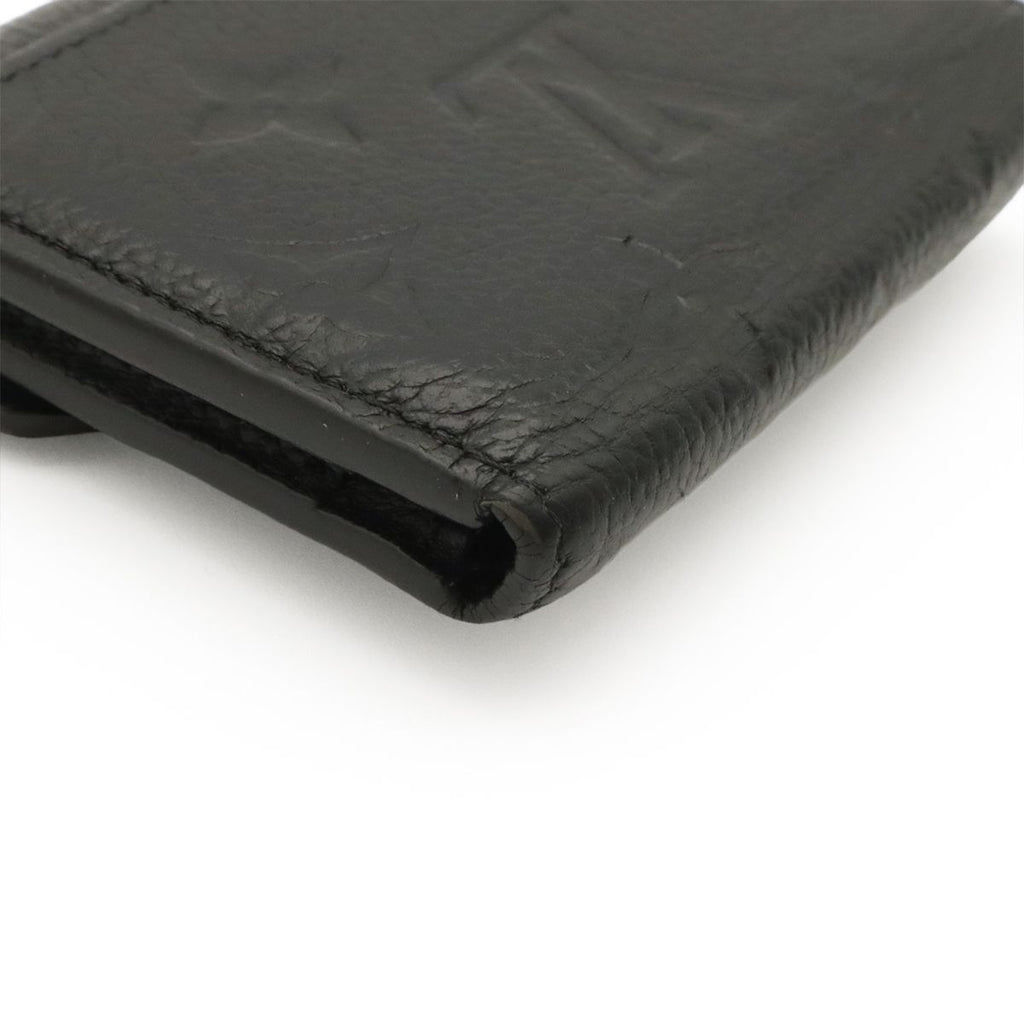 Louis Vuitton Monogram Empreinte Portefeuille Zoe Trifold Wallet Noir Black Gold — view 3