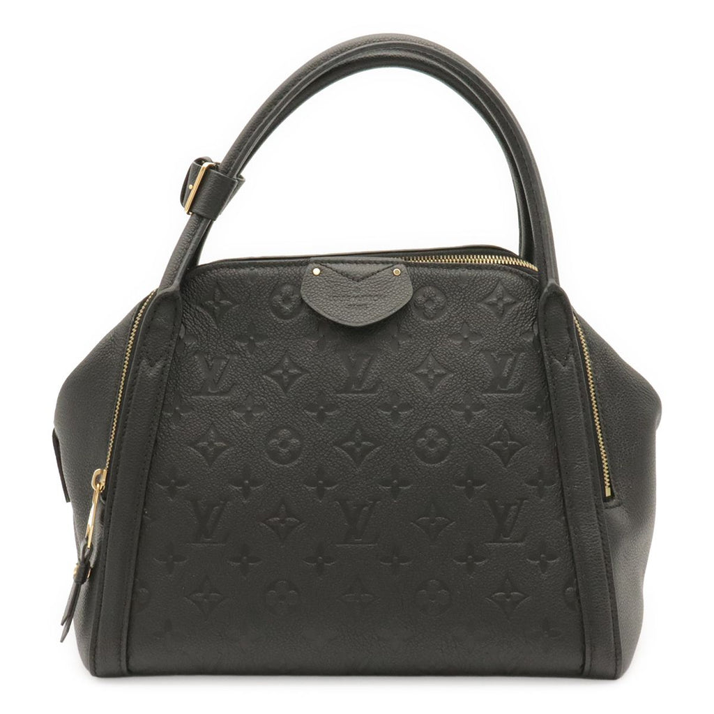 Louis Vuitton Monogram Empreinte Marais MM Tote Bag Noir Black