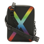 Louis Vuitton Taiga Rainbow Danube Messenger Shoulder Bag Pochette Crossbody