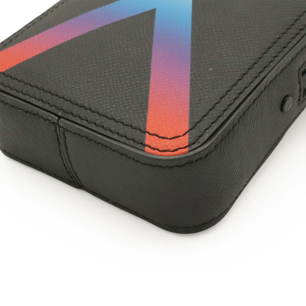 Louis Vuitton Taiga Rainbow Danube Messenger Shoulder Bag Pochette Crossbody — view 3