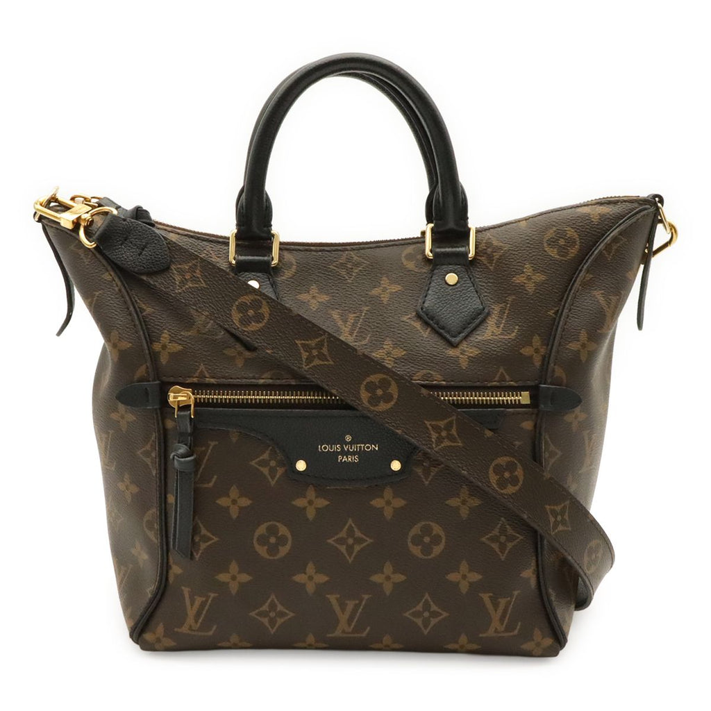 Louis Vuitton Monogram Tournelle PM 2-Way Shoulder Bag Leather Noir Black