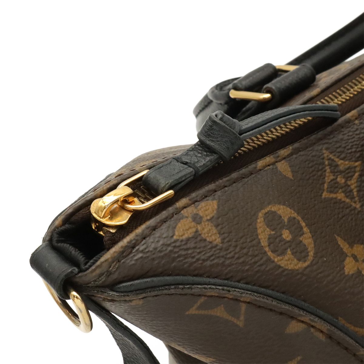 Louis Vuitton Monogram Tournelle PM 2-Way Shoulder Bag Leather Noir Black — view 4