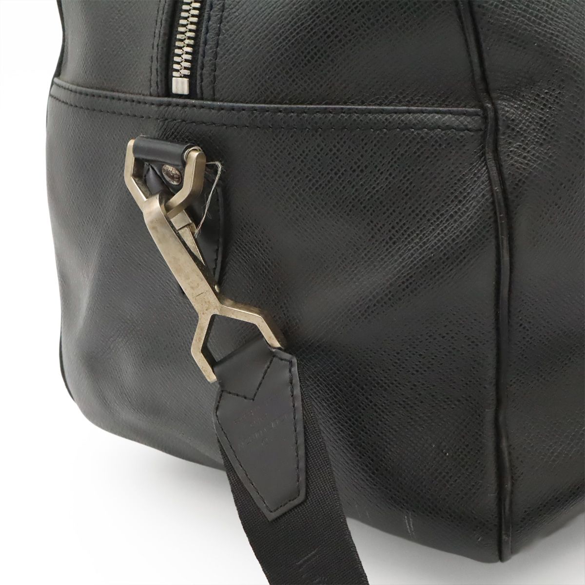 Louis Vuitton Taiga Kendal PM Boston Bag Purse 2-Way Ardoise Black — view 6