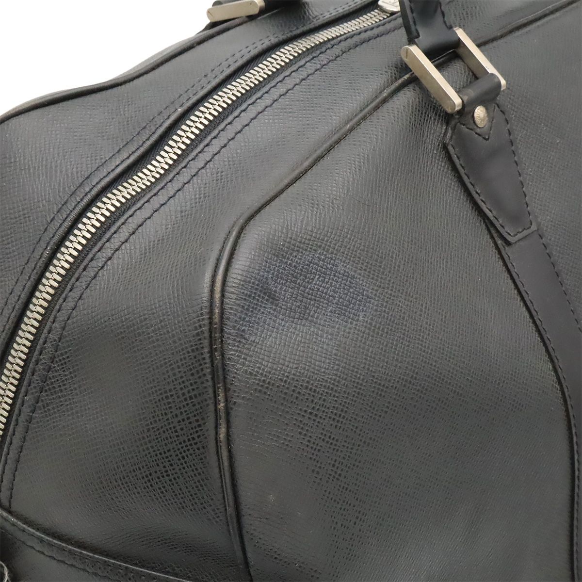 Louis Vuitton Taiga Kendal PM Boston Bag Purse 2-Way Ardoise Black — view 8