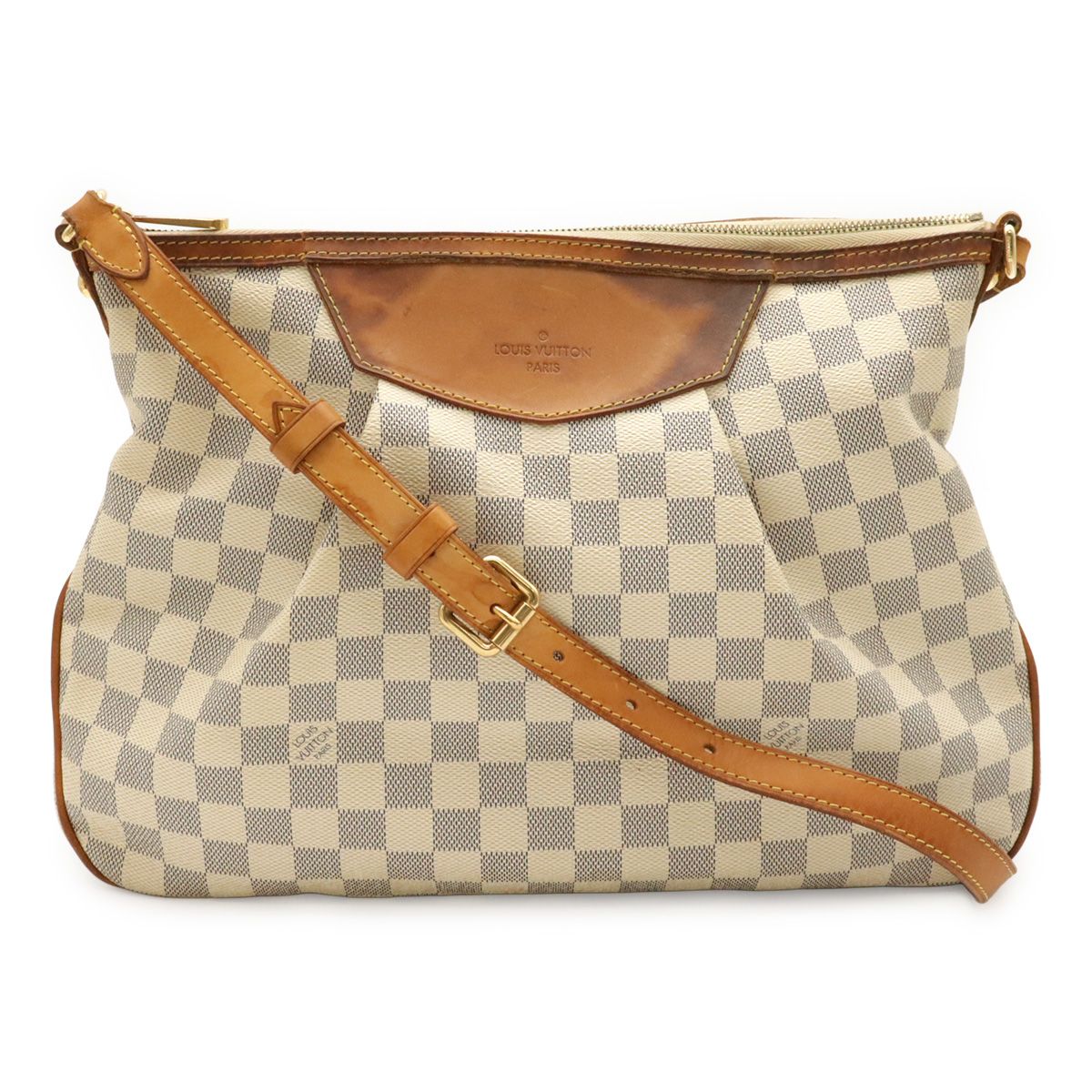 Louis Vuitton Damier Azur Siracusa MM Shoulder Bag