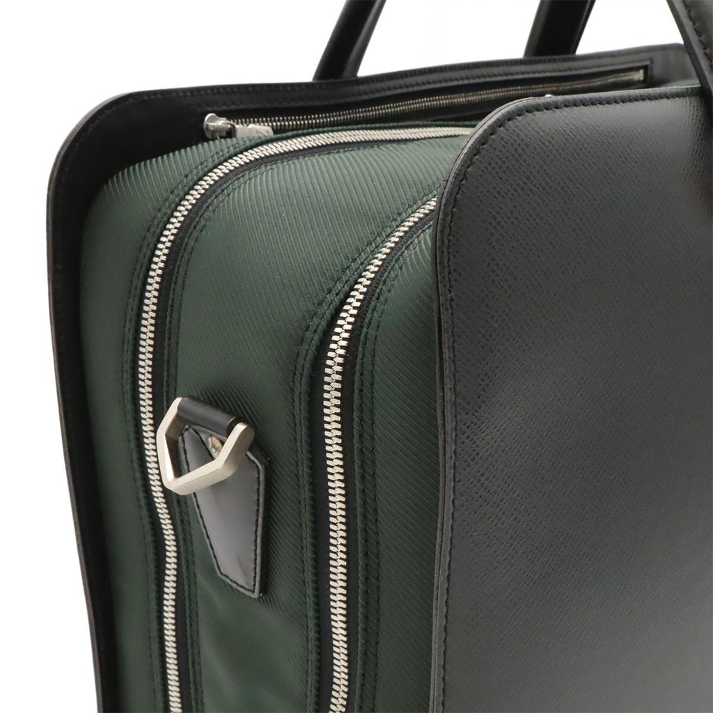 Louis Vuitton Taiga Nevski Business Briefcase Document Purse Ardoise Black — view 5